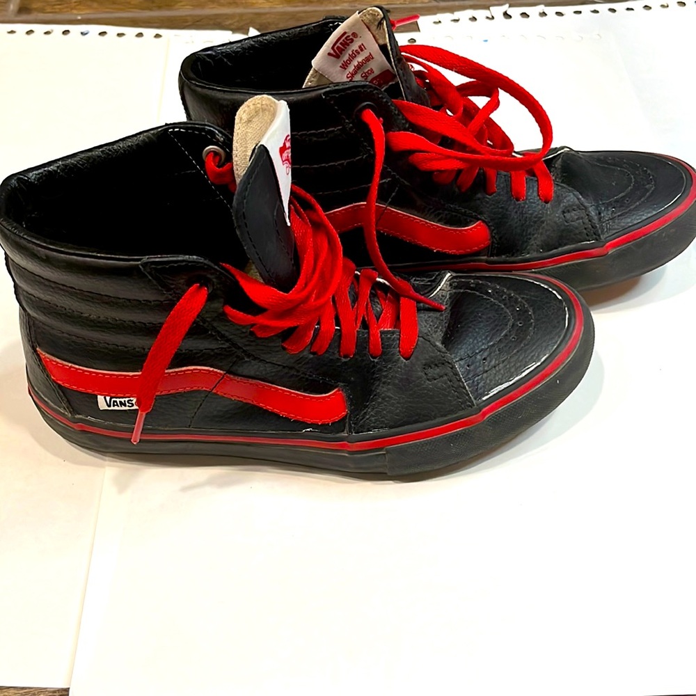 VANS PRO Classic  Hi Top Shoes OFF THE WALL Men's Size‎ 6